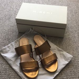 MGemi Bronze Sandals
